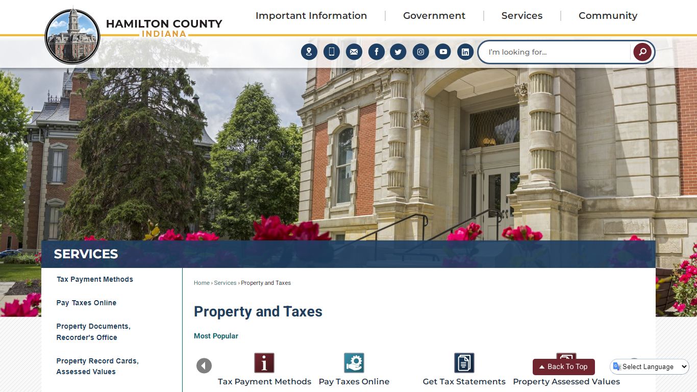 Property and Taxes | Hamilton County, IN