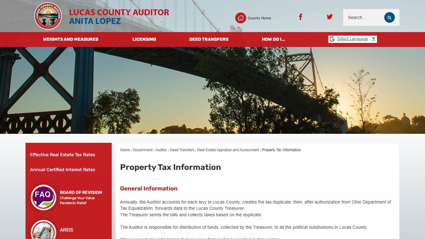 Property Tax Information | Lucas County, OH - Official Website